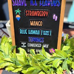 Paradise Shave Ice - Paradise Shaved Ice - catering corporate event, Menu options