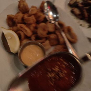 Sear House Grill - Calamari, sorry for the fuzzy pic lol. - Seafood Near Me - Little Falls, New Jersey