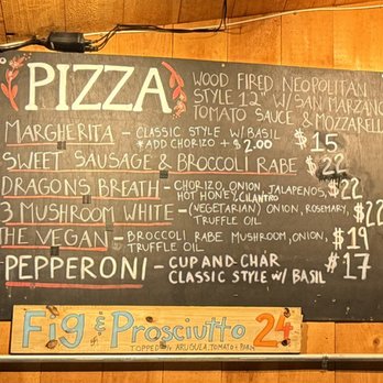Brooklyn Cider House - Pizza menu - Cideries Near Me - New Paltz, New York