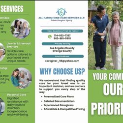 Caregiver Agency Home care services Agency Brochures