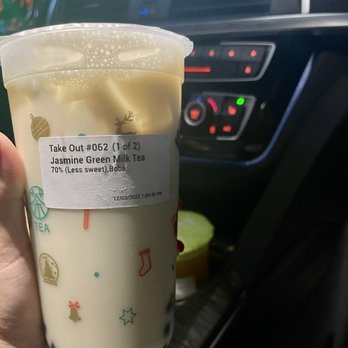 R&B Tea - Jasmine Green Milk Tea - Coffee & Tea Near Me - Norwalk, California