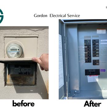 Gordon Electrical Service - replacing an old electrical panel - Electricians Near Me Gordon Electrical Service - replacing an old electrical panel - Electricians Near Me