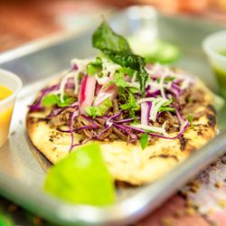Indi Taco - Lamb Barbacoa Naan Taco