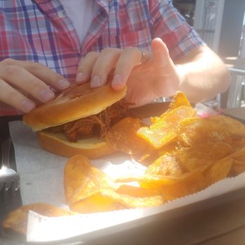 The Deck - Brisket sandwich - American Near Me - Muskegon, Michigan