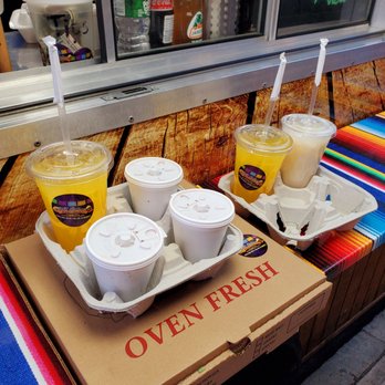 Mil Sabores - Maracuya and Horchata drinks and Consome - Food Trucks Near Me - Bridgeport, Connecticut Mil Sabores - Maracuya and Horchata drinks and Consome - Food Trucks Near Me - Bridgeport, Connecticut