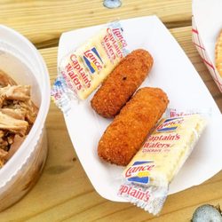 Sabor CubaRican Cuisine Food Truck - More croquetas! I was a fool to share these