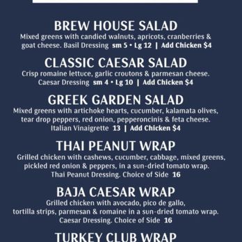 Coronado Brewing - Salads and wraps - Brewpubs Near Me - San Diego, California