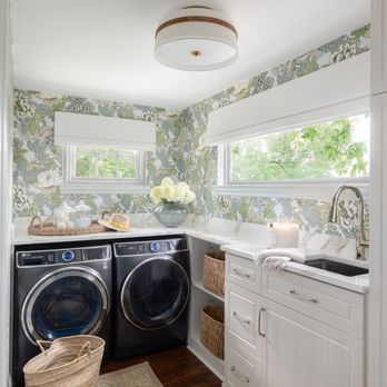 Closet Connections - Custom laundry room, quartz countertop - Home Organization Near Me - Grosse Pointe Woods, Michigan Closet Connections - Custom laundry room, quartz countertop - Home Organization Near Me - Grosse Pointe Woods, Michigan