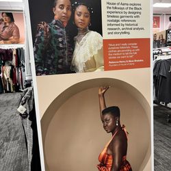Rebecca Henry & Akua Shabaka, Designers of some of the pieces on display