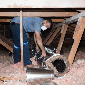 White Mechanical - Brent setting up a new attic ducting system. - Heating & Air Conditioning/HVAC Near Me
