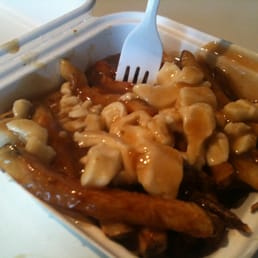 75% of a traditional poutine - I got excited and inhaled the other 25% before the shutter could snap