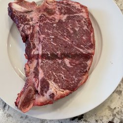 C Rallo Meat Market - Make sure they show you the steak they pull out because they don't offer. Other steaks in the case had a great filet side