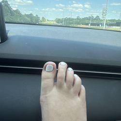 Lavish Spa & Lounge - She cut all of my big toe nail off I said I don't want them super short.