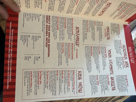 Menu photo 3 B&B Cafe Castle Rock, CO