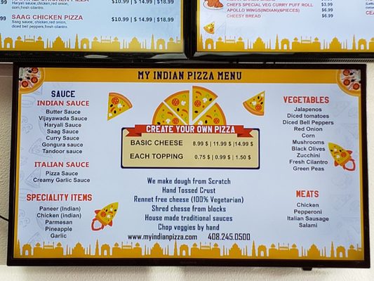 Menu photo 7 My Indian Pizza Sunnyvale, CA Menu photo 7 My Indian Pizza Sunnyvale, CA