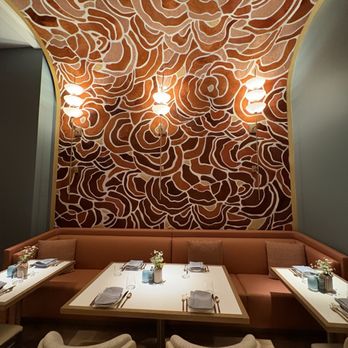 Serenade - Cowhide created wall - Breakfast & Brunch Near Me - Austin, Texas