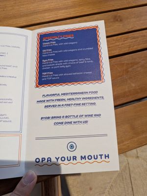 Menu photo 7 The Gyro Project Fort Lee, NJ