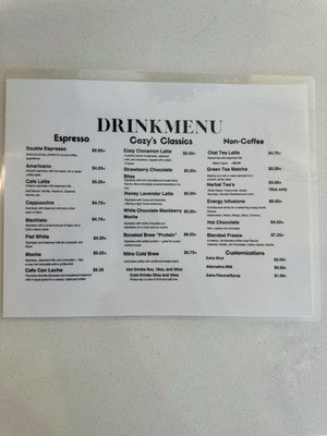 Menu photo 8 Cozy Coffee Westminster, CO Menu photo 8 Cozy Coffee Westminster, CO