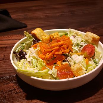 Cattlemen's Fort Worth Steak House - Salad instead of Baked potato with my Steak and Shrimp - Steakhouses Near Me - Fort Worth, Texas Cattlemen's Fort Worth Steak House - Salad instead of Baked potato with my Steak and Shrimp - Steakhouses Near Me - Fort Worth, Texas