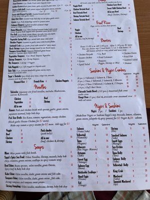 Menu photo 8 Tappi Sushi & Grill La Mesa, CA