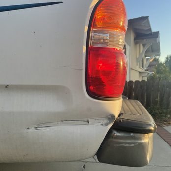 Supreme Collision Center - Graphics removed and side panel damage - Body Shops Near Me - Fullerton, California
