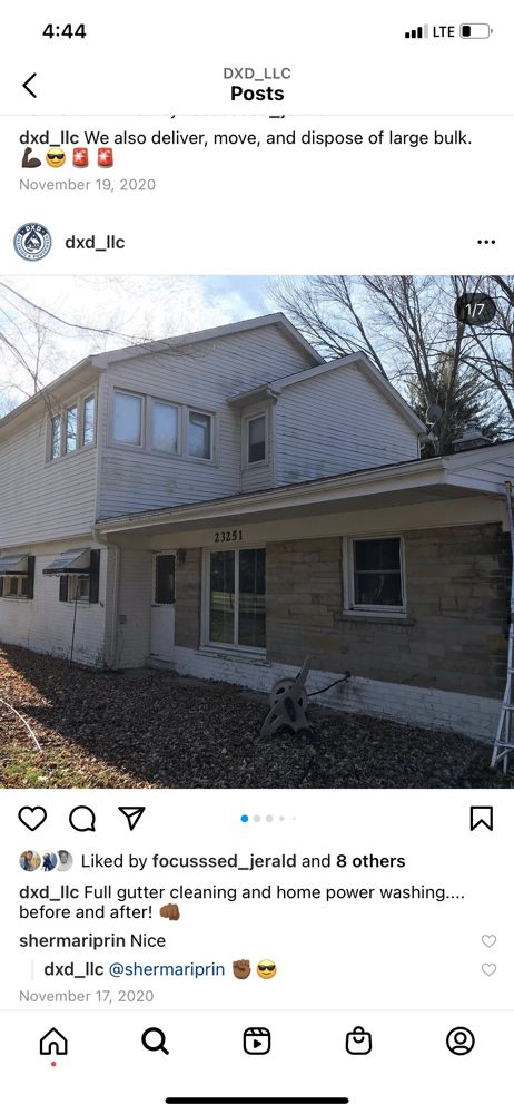 Slide of DXD Draining & Power Washing