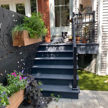 Himsben Design Studio - Beautiful new Trex stairs - Landscape Architects or Designers Near Me Himsben Design Studio - Beautiful new Trex stairs - Landscape Architects or Designers Near Me