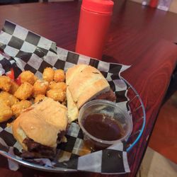 Fat Moose Bar & Grill - French Dip Tater Tots
