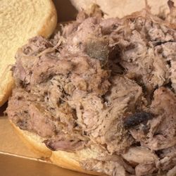 Rebel Chick BBQ - Pulled pork sandwich.