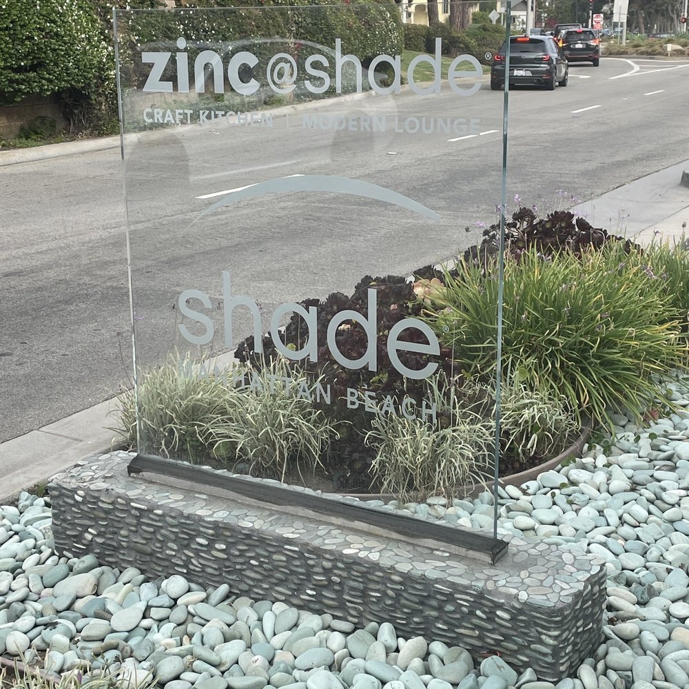 zinc@shade - Zinc @ shade sign - New American Near Me - Manhattan Beach, California zinc@shade - Zinc @ shade sign - New American Near Me - Manhattan Beach, California