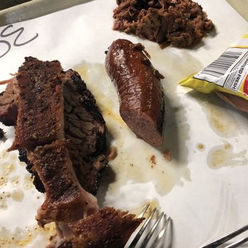 KD's Bar-B-Q - Didn't snag a pic before we started dishing out portions - Barbeque Near Me - Midland, Texas