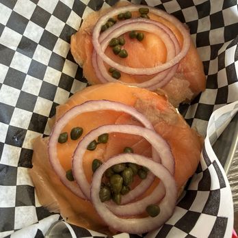 The Cliffs Cafe - Ultimate Salmon Bagel Breakfast - Coffee & Tea Near Me - San Diego, California