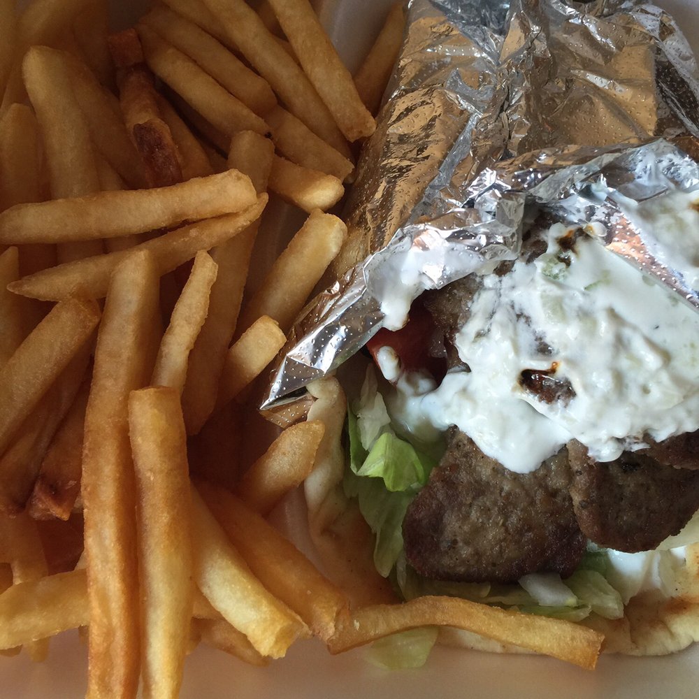 Dino's Grill - Gyro with Fries - Greek Near Me - Newark, California Dino's Grill - Gyro with Fries - Greek Near Me - Newark, California