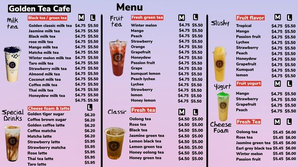 Menu photo 3 Golden Tea Cafe Lowell, MA