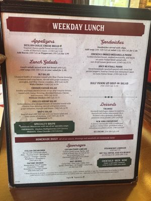 Menu photo 3 The Old Spaghetti Factory Honolulu, HI