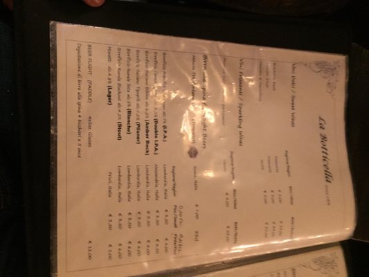 Menu photo 2 La Botticella Rome, RM