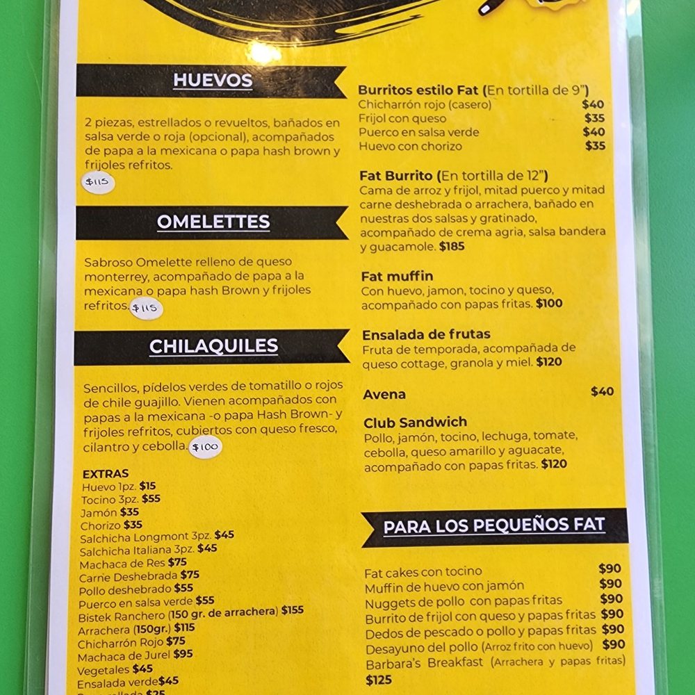 La Cocina del Fat - Menu 4 - Mexican Near Me - Ensenada, BCN La Cocina del Fat - Menu 4 - Mexican Near Me - Ensenada, BCN