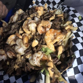 El Cacho Fish Taco Stand - Surf and turf fries - Seafood Near Me - Chula Vista, California El Cacho Fish Taco Stand - Surf and turf fries - Seafood Near Me - Chula Vista, California