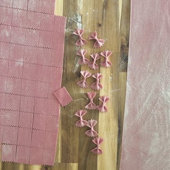 The Chubby Cupboard - Beet farfalle - Pasta Shops Near Me - Carmichael, California The Chubby Cupboard - Beet farfalle - Pasta Shops Near Me - Carmichael, California