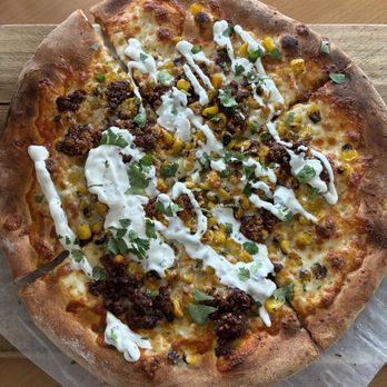 Speckled Pig Brewing - Mexican Elote and chorizo pizza - Breweries Near Me - Ballston Spa, New York Speckled Pig Brewing - Mexican Elote and chorizo pizza - Breweries Near Me - Ballston Spa, New York