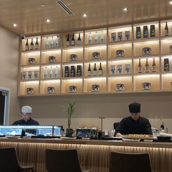 Ginza - two chefs preparing food in a restaurant - Sushi Bars Near Me - Levittown, New York