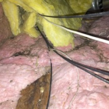 Attic Cleaning Services - attic picture before, sign of rodents - Insulation Installation Near Me
