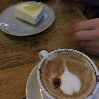 Darkhorse Restaurant - Lime cheesecake w capuccino - Modern European Near Me - London, XGL