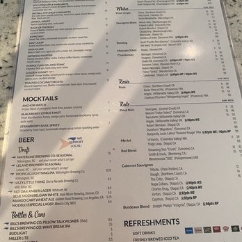 Bluewater Waterfront Grill - Large Drink Menu - Seafood Near Me - Wrightsville Beach, North Carolina Bluewater Waterfront Grill - Large Drink Menu - Seafood Near Me - Wrightsville Beach, North Carolina