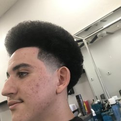 Pristine Barbershop - Afro with taper