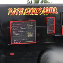 MakyJames Grill  - Current Menu featuring a great selection of burgers and ice cream floats!!