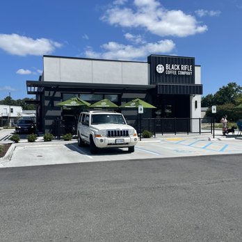 Black Rifle Coffee Company - Outdoor seating and parking - Coffee & Tea Near Me - Virginia Beach, Virginia