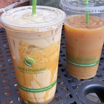 Ula Café - Cafe Latte - 24 oz. Iced (2 Double Shots) - Coffee & Tea Near Me - Jamaica Plain, Massachusetts
