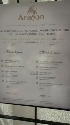 Menu photo 5 Aragon Alghero, SS