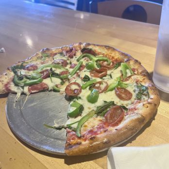 Trident Pizza Pub - We chose customizing since we were getting wings too. Pepperoni, spinach, bell pepper- so delicious - Pizza Near Me - Tucson, Arizona Trident Pizza Pub - We chose customizing since we were getting wings too. Pepperoni, spinach, bell pepper- so delicious - Pizza Near Me - Tucson, Arizona
